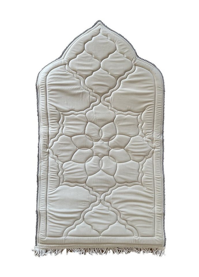 Orientteppich Gebetsteppich Beige Seccade dick Islam Muslim Allah Namaz, Lale Collection®, Gebetsteppich, Seccade, Sejjada, Orthopädisch, Gepolstert, Muslim, Islam von Lale Collection®