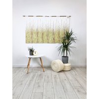 Gewebter Wandbehang, Pastell Deko, Boho Makramee Handgemachtes Kopfteil, Gobelin Hochzeit Kulisse, Modernes Gewebtes Dekor von LaleShopNiki