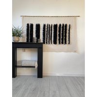 Wandkunst | Wanddeko Boho Wandbehang Wohnzimmer Große Wandweberei Landschaft Fiber Art von LaleShopNiki