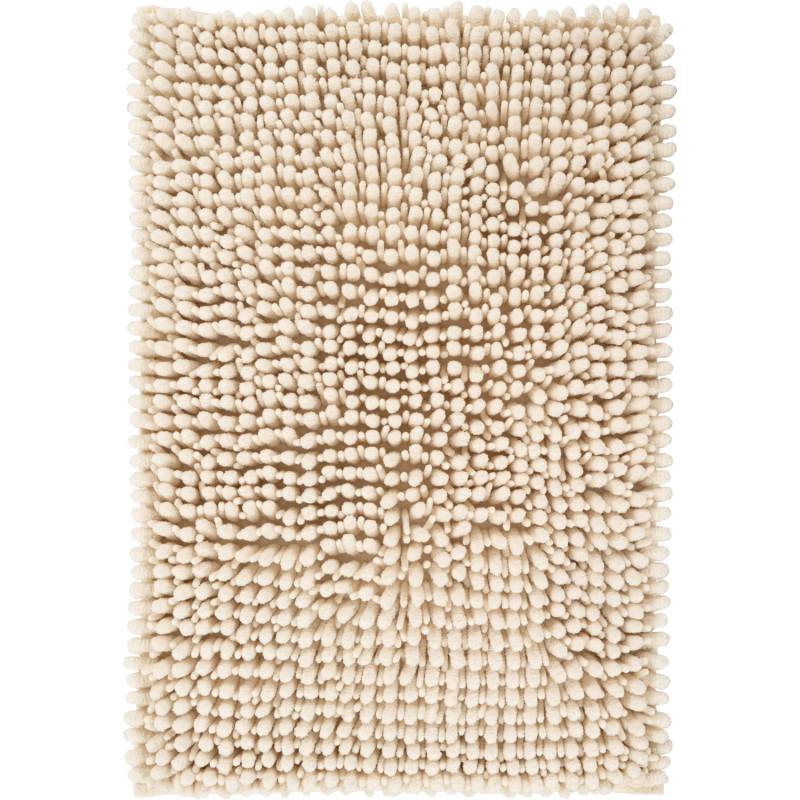 Lalee Badteppich Fluffy Creme 40 cm x 60 cm von Lalee
