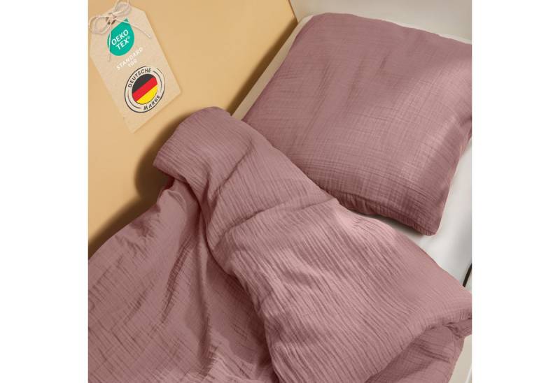 Laleni Kinderbettwäsche Kinderbettwäsche aus Baumwolle - Musselin Bettwäsche, Oeko-TEX zertifizierte Bettwäsche Sommer von Laleni