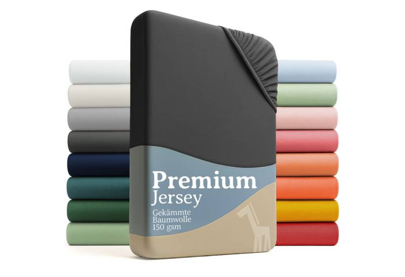 Laleni Spannbettlaken Premium für Beistellbett - Atmungsaktives Spannbetttuch, Gummizug: rundum, (1 Stück), 100% Baumwolle (150 g/m) von Laleni