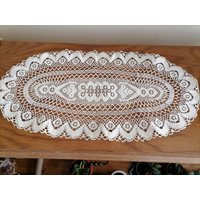 Antikes Deckchen Seltene Handarbeit Brügge Klöppelspitze Frankreich Leinen Shabby Chic Kostbare Boudoir Dekor Bourgeoisie von Lalerosso