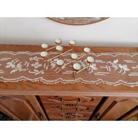 Seltenes Ovales Filet 140/42 cm , 1930 von Lalerosso