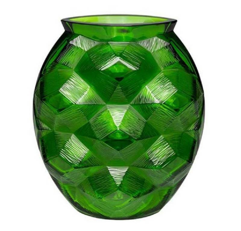 Lalique Dekovase Vase Tortue Vase Amazon Green (26,5cm) von Lalique