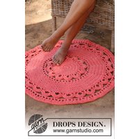 Gehäkelter Teppich, Moderner Runder Nachttischvorleger, Fächermuster, Handgehäkelt, Farbe Wählen | Code 66 Gehäkelter Teppich, Moderner Runder Nachttischvorleger, Fächermuster, Handgehäkelt, Farbe Wählen | Code 66 von Lallallero