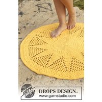 Gehäkelter Teppich, Moderner Runder Nachttischvorleger, Sternmotiv, Handgehäkelt, Farbe Wählen | Code 65 von Lallallero