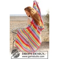 Häkeln Baumwolle, Mehrfarbig Stricken, Decke, Tagesdecke, Lochmuster, Handgefertigt. | Code 10 von Lallallero