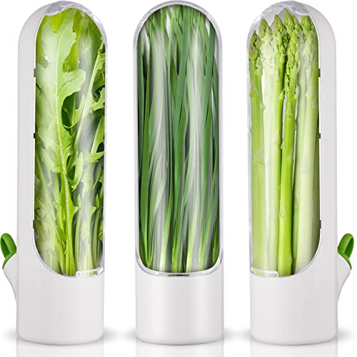 Lallisa Herb Saver Pod Herb Keeper Vegetable Fresh Cilantro Container for Fridge Keeping Bottle Herb Preserver for Mint Fridge Storage, Keeps Greens Fresh for 2-3 Weeks (2) von Lallisa
