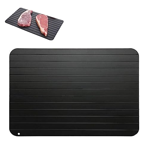 Lam-lord Auftauplatte, schnelles Auftauen, Metall, Aluminium, antihaftbeschichtet, für Fisch, Fleisch, Geflügel und Tiefkühlkost (Größe: M) von Lam-lord
