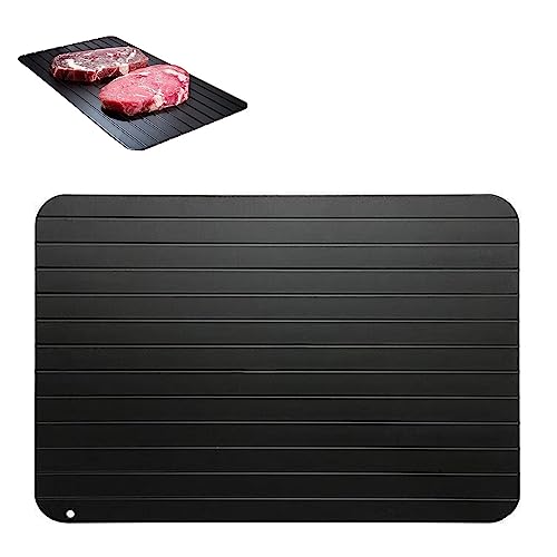 Lam-lord Auftauplatte, schnelles Auftauen, Metall, Aluminium, antihaftbeschichtet, für Fisch, Fleisch, Geflügel und Tiefkühlkost (Größe: S) von Lam-lord