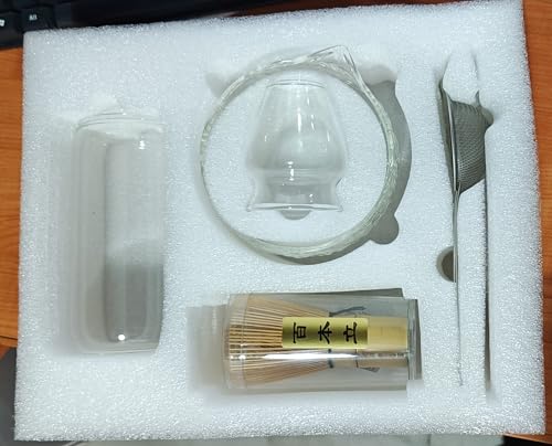 LamDawn Matcha-Geschenkset – Das zeremonielle Starter-Set ist perfekt für Matcha-Liebhaber (Glas, 8-teilig) von LamDawn