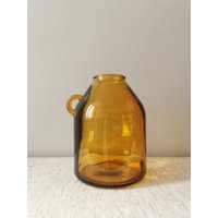 Ockerfarbene Vase Aus Recyceltem Glas - Gebraucht, Neuwertiger Zustand von LamaisonLebelobjet