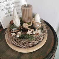 Adventsgesteck Led Kerze Tischkranz Adventskranz Landhaus Scandi Weihnachten Weihnachtsdeko Gesteck Christmas Adventsgesteck Led Kerze Tischkranz Adventskranz Landhaus Scandi Weihnachten Weihnachtsdeko Gesteck Christmas von Lamaisonsept7