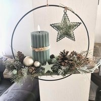 Fensterdeko Ring Loop 34cm Led Kerze Weihnachten Advent Weihnachtskranz Adventsdeko Adventskranz Adventsring Dekoring Fensterdeko Ring Loop 34cm Led Kerze Weihnachten Advent Weihnachtskranz Adventsdeko Adventskranz Adventsring Dekoring von Lamaisonsept7