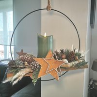 Fensterdeko Ring Loop 44cm Led Kerze Weihnachten Advent Weihnachtskranz Adventsdeko Adventskranz Adventsring Dekoring Fensterdeko Ring Loop 44cm Led Kerze Weihnachten Advent Weihnachtskranz Adventsdeko Adventskranz Adventsring Dekoring von Lamaisonsept7