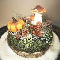 Herbstkranz Kürbisse Pilze Tischkranz Trockenblumen Gesteck Blumengesteck Herbstkranz Kürbisse Pilze Tischkranz Trockenblumen Gesteck Blumengesteck von Lamaisonsept7