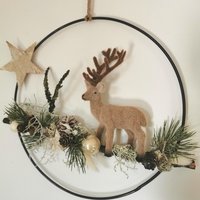 Türkranz Loop 32cm Ring Weihnachten Boho Scandi Advent Hirsch Weihnachtskranz Adventsdeko Adventskranz Adventsring Türkranz Loop 32cm Ring Weihnachten Boho Scandi Advent Hirsch Weihnachtskranz Adventsdeko Adventskranz Adventsring von Lamaisonsept7
