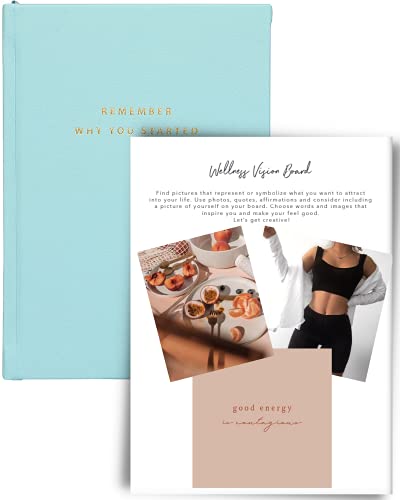 Lamare Essen- und Fitness-Tagebuch für Frauen – Workout-Planer Tagebuch Lebensmittel-Tagebuch die Organisation Ihrer täglichen Routine Diät Übung Gewichtsverlust Hardcover Mahlzeit Fitness-Kalender von Lamare