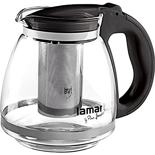 Lamart Glass Teapot, Glas, Black, 13 x 13 x 15,5 cm Lamart Glass Teapot, Glas, Black, 13 x 13 x 15,5 cm von Lamart