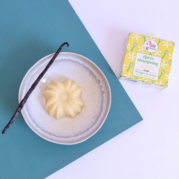 Lamazuna Fester Conditioner – Vanille-Pflegespülung für alle Haartypen von Lamazuna