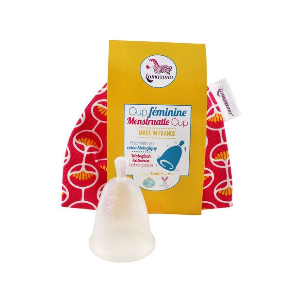 Lamazuna Menstruationstasse mit Bio-Baumwollsäckchen - 2 verschiedene Größen Lamazuna Menstruationstasse mit Bio-Baumwollsäckchen - 2 verschiedene Größen von Lamazuna
