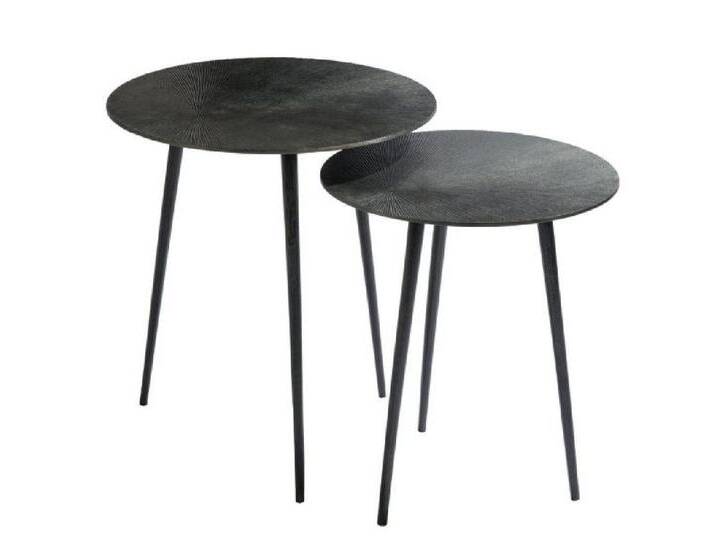 Lambert Beistelltisch Runder Beistelltisch 2er Set graphite/matt Lambert Beistelltisch Runder Beistelltisch 2er Set graphite/matt von Lambert