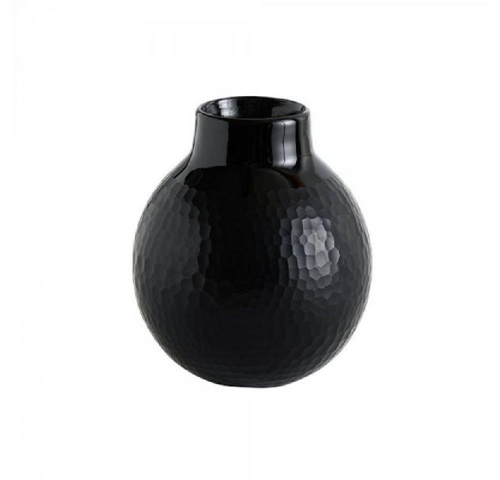 Lambert Dekovase Borromini Vase Opaqueglas Schwarz H 27,5 D 26 cm von Lambert