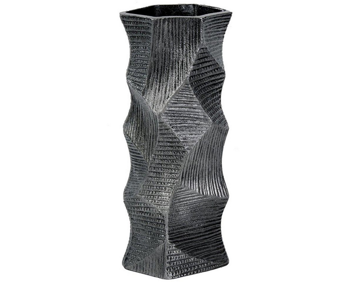 Lambert Dekovase Gefäß Vase Naoki Alu Anthrazit (30cm) von Lambert