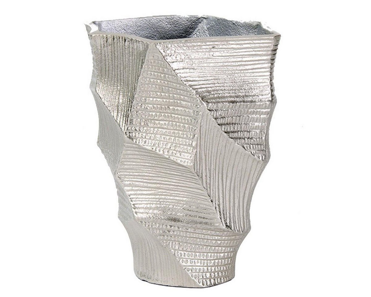 Lambert Dekovase Gefäß Vase Naoki Alu vernickelt (23cm) von Lambert