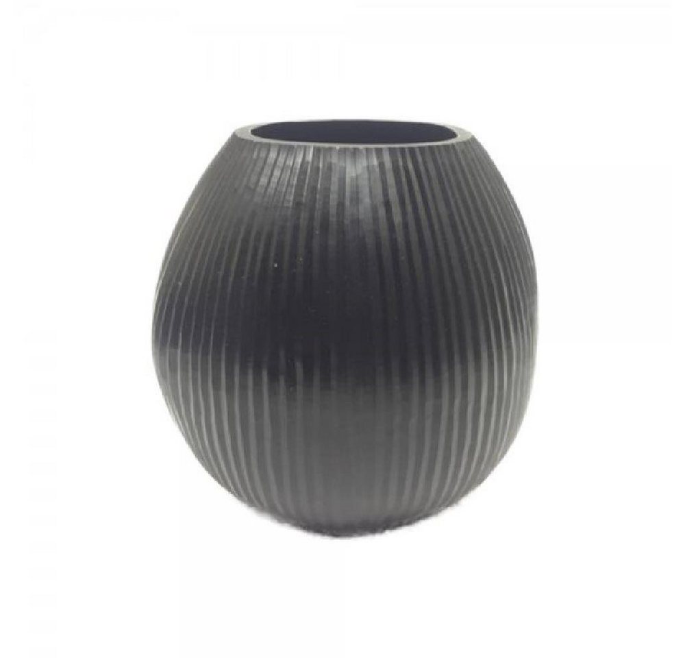 Lambert Dekovase Vase Glas Schwarz Rund (20cm) von Lambert