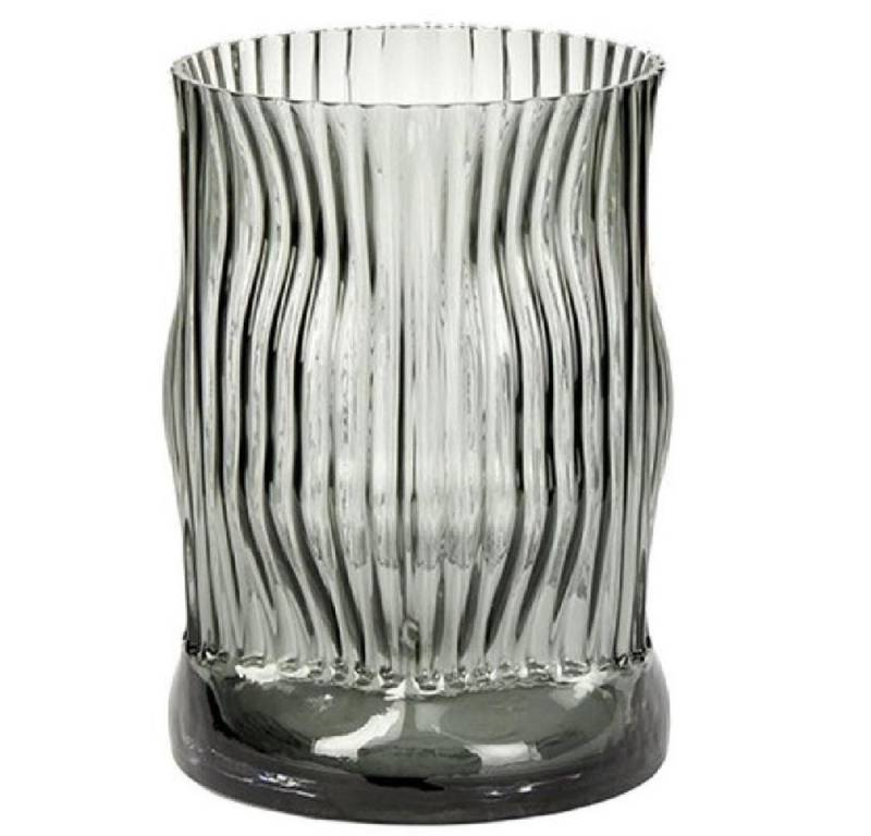 Lambert Dekovase Vase Milani Grau Glas von Lambert
