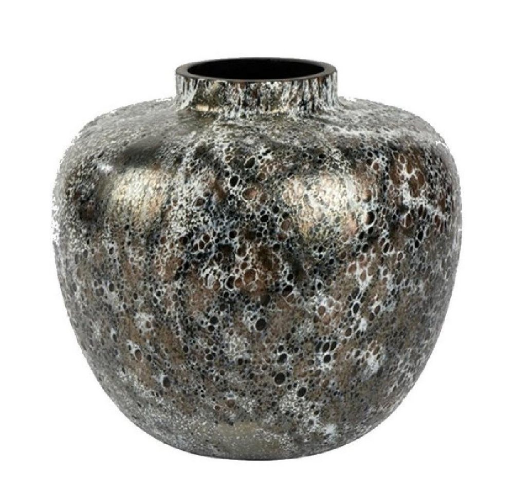 Lambert Dekovase Vase Paomo Weiß Schwarz Kupfer (21cm) von Lambert