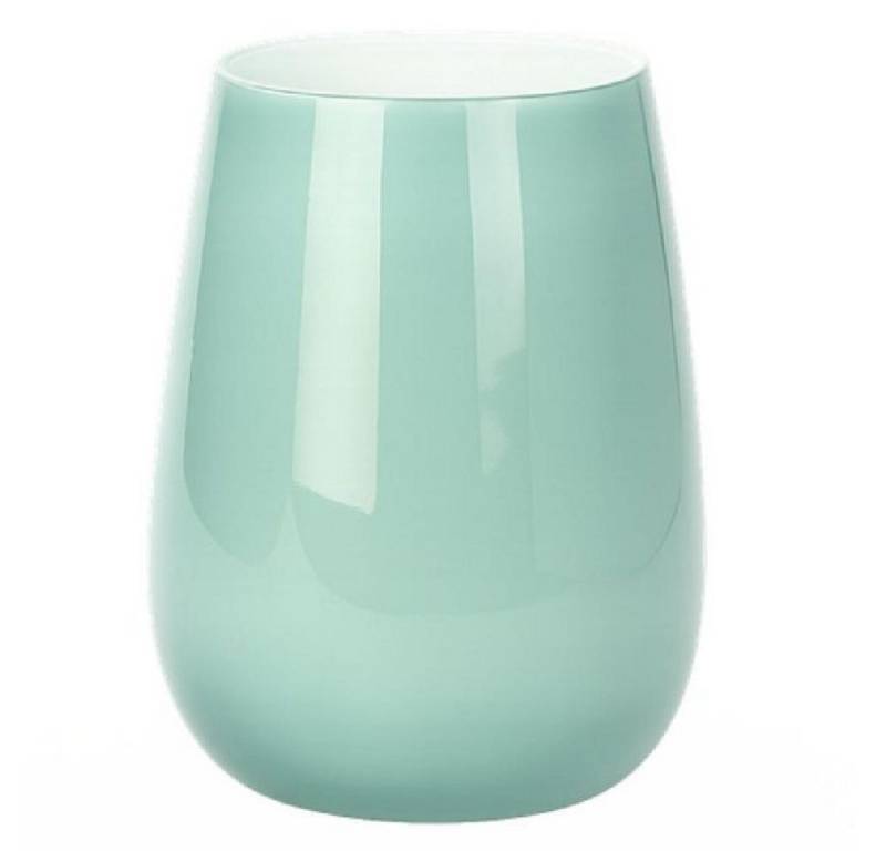 Lambert Dekovase Vase Pisano Glas Aqua Blau (30cm) von Lambert