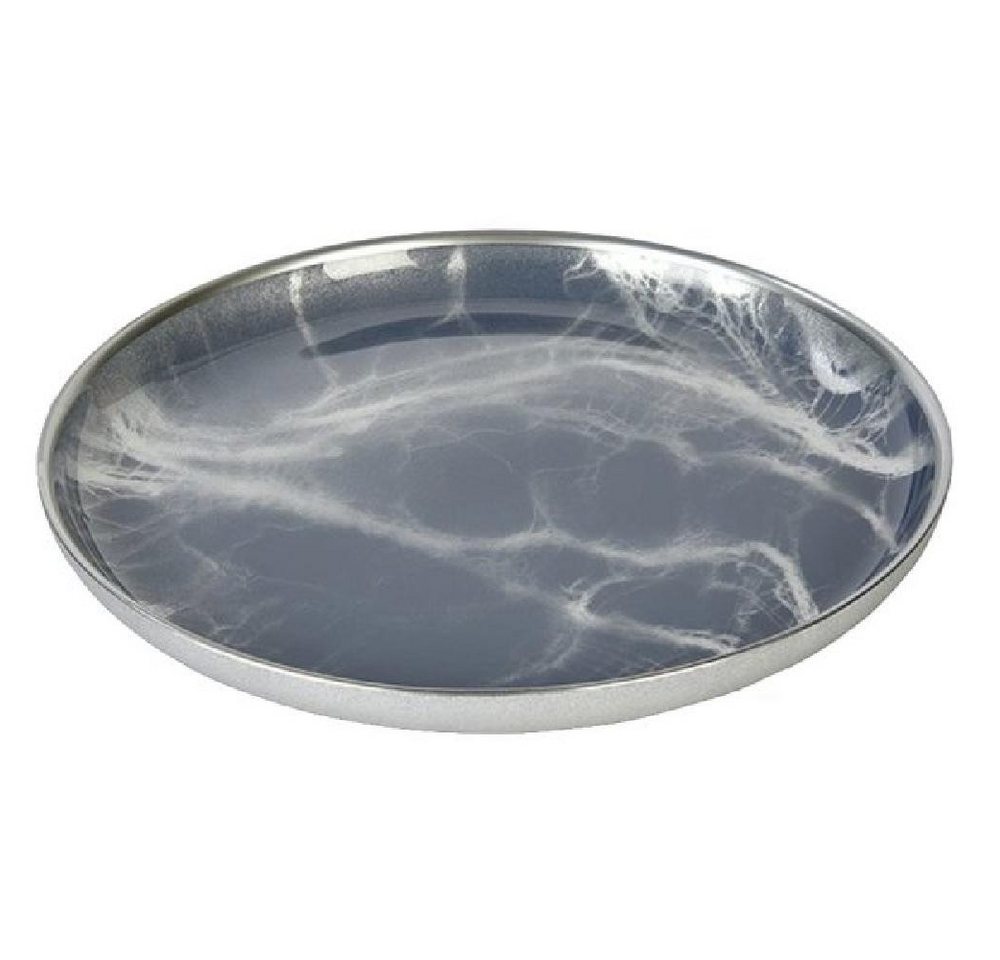 Lambert Frühstücksteller Teller Achat Grau Silber (21cm) von Lambert