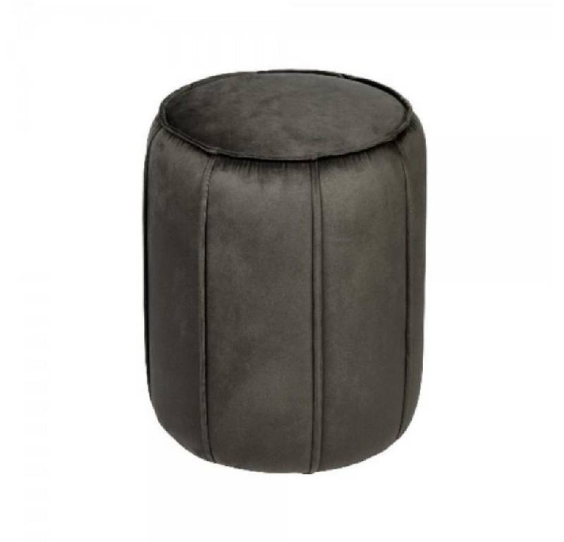 Lambert Hocker Bovary Pouf Graphit H 46 cm D 36 cm von Lambert