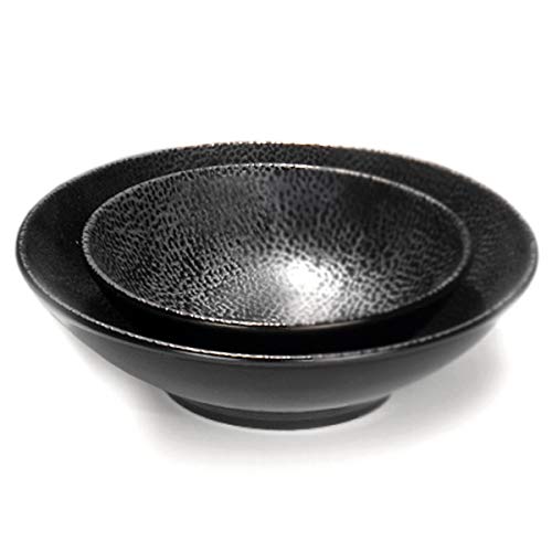 Lambert - Kaori - Rochen Optik - Schale, Schüssel - Ø: 19 cm - mit Metallic Rochen Optik - Steingut - 1 Stück von Lambert
