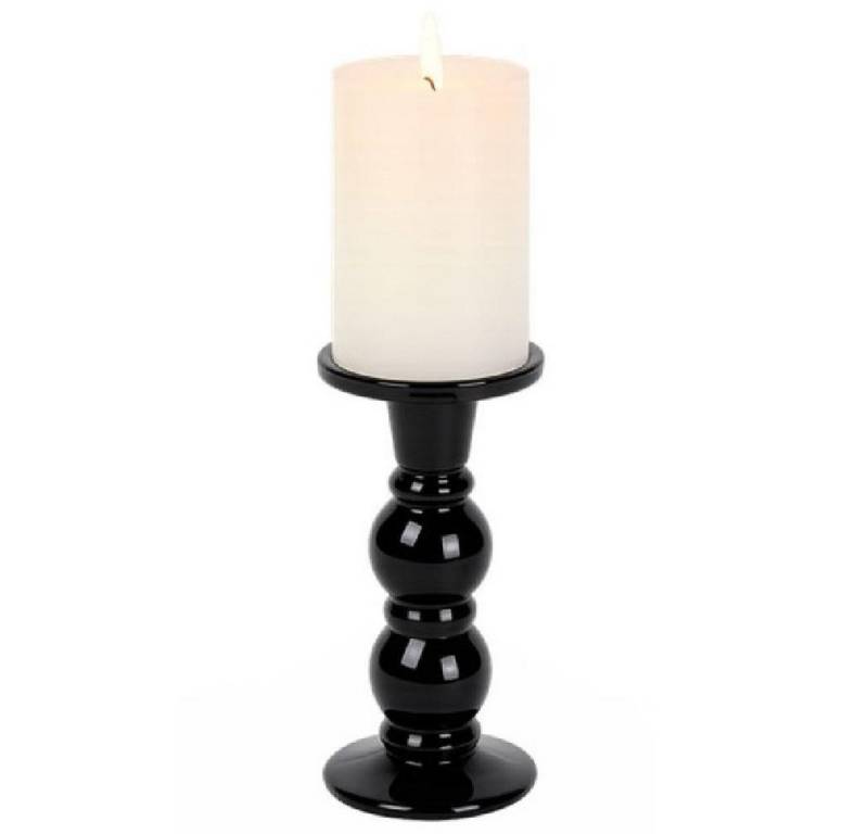 Lambert Kerzenhalter Kerzenleuchter Andratx Glas Schwarz (18,5cm) von Lambert