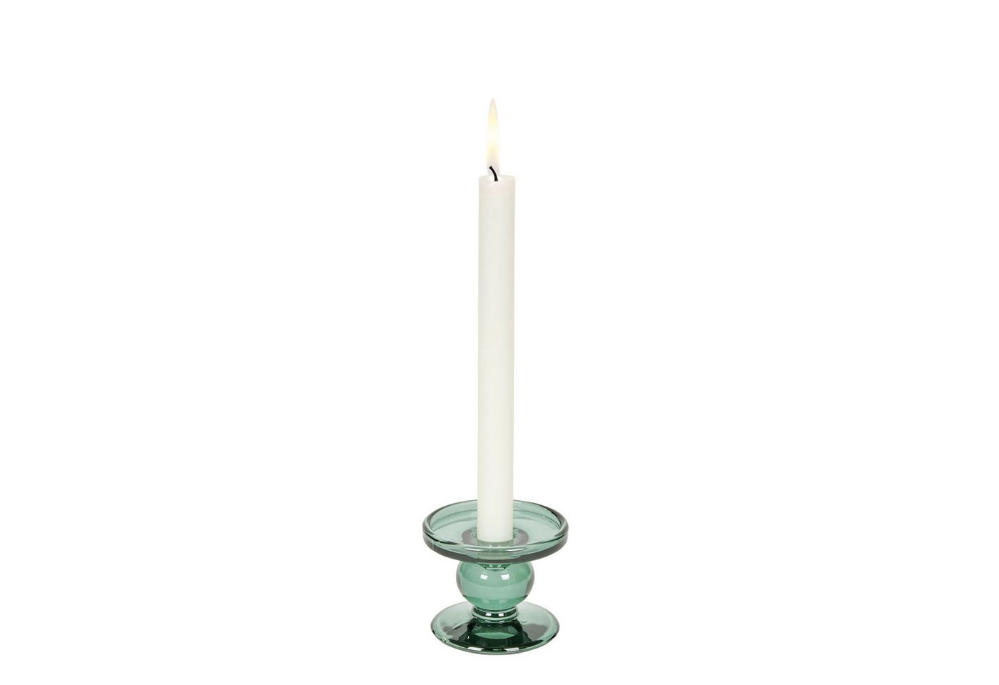 Lambert Kerzenständer Andratx Leuchter Glas salbeigrün, H 7 cm, D 9 cm Lambert Kerzenständer Andratx Leuchter Glas salbeigrün, H 7 cm, D 9 cm von Lambert
