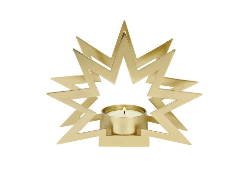 Lambert Kerzenständer Felis Teelichthalter matt goldEdelstahl H 11,5, B 15, T 4,5 c... Lambert Kerzenständer Felis Teelichthalter matt goldEdelstahl H 11,5, B 15, T 4,5 c... von Lambert