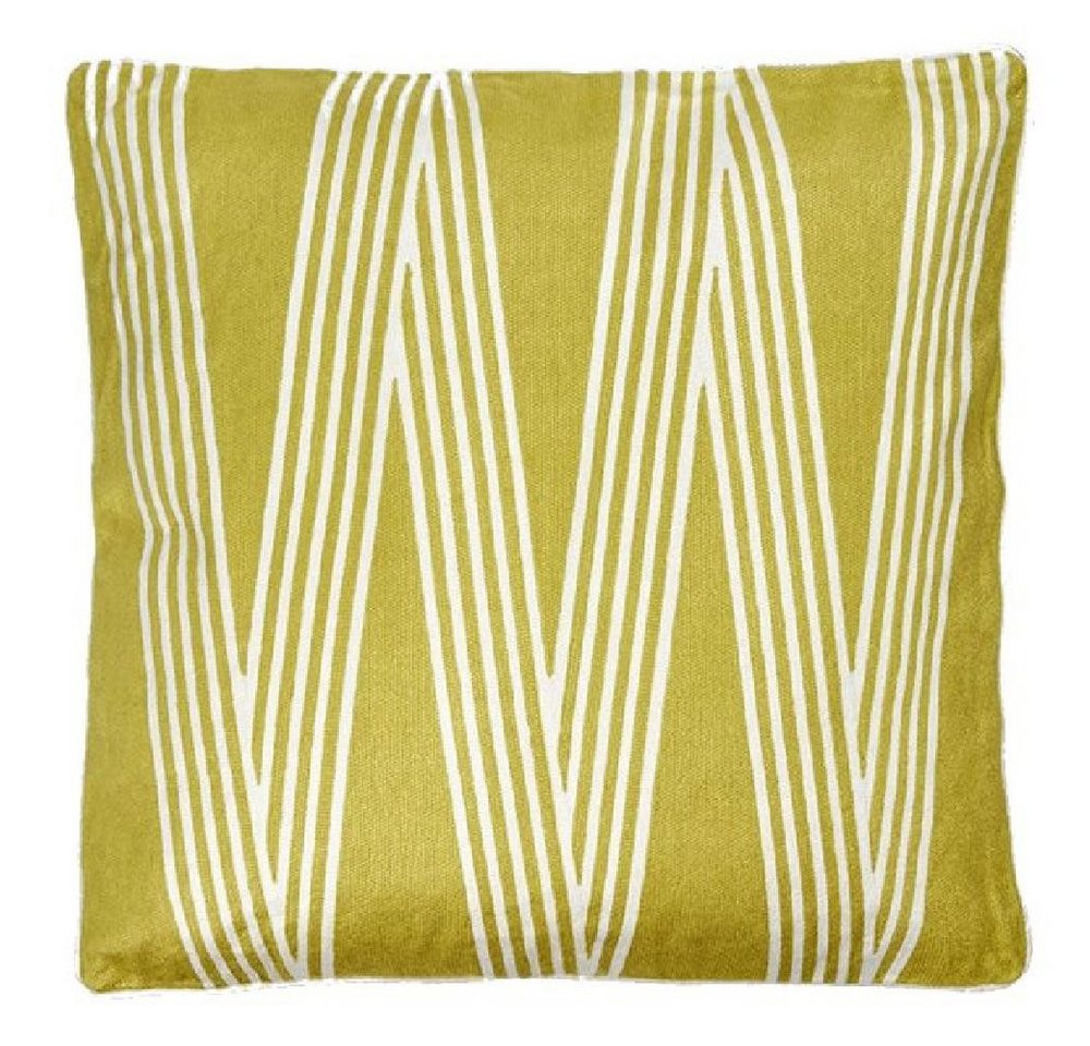 Lambert Kissenhülle Kissen Nizza Senf/Weiß (50x50cm) von Lambert