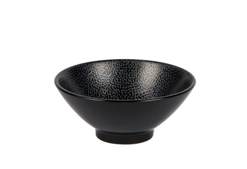 Lambert Müslischale Kaori Müslischale Rochen-Optik schwarz / metalli, Stoneware/ Rochen-Optik von Lambert
