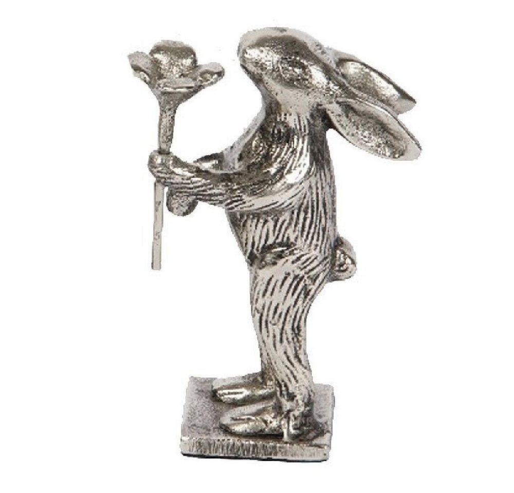 Lambert Osterhase Dekofigur Hase Belami Hase mit Blume (11,5cm) von Lambert