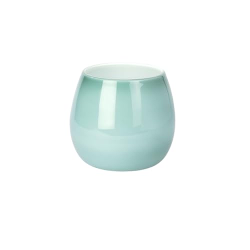 Lambert Pisano Vase H 18 cm D 17 cm klein Aqua von Lambert