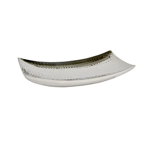 Lambert - Schale, Dekoschale - Edelstahl - rechteckig - Edelstahl - Farbe: Silber - 38 x 21 cm von Lambert
