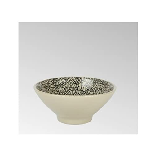 Lambert - Schale, Dippschale - Kaori - Steingut - Farbe: schwarz/weiß - (ØxH) 10 x 4,1 cm - 1 Stück von Lambert