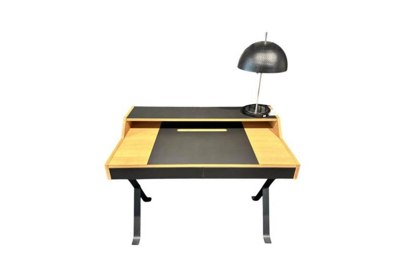 Lambert Schreibtisch Schreibtisch Stanley 56316 Platte Eiche Natur Und Schwarz von Lambert