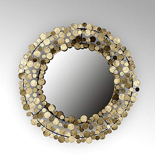 Lambert - Spiegel, Sonnenspiegel - Midas - Eisen Blattmetall - Rund Ø: 69 cm von Lambert