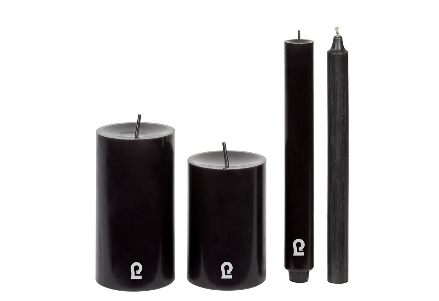 Lambert Stumpenkerze Kerze rund H 12 cm, D 8 cm gegossenschwarz Lambert Stumpenkerze Kerze rund H 12 cm, D 8 cm gegossenschwarz von Lambert