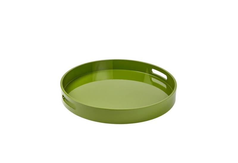 Lambert Tablett Enzo Lacktablett rund grün, D35H5,7 cm, MDF-lackiert Lambert Tablett Enzo Lacktablett rund grün, D35H5,7 cm, MDF-lackiert von Lambert